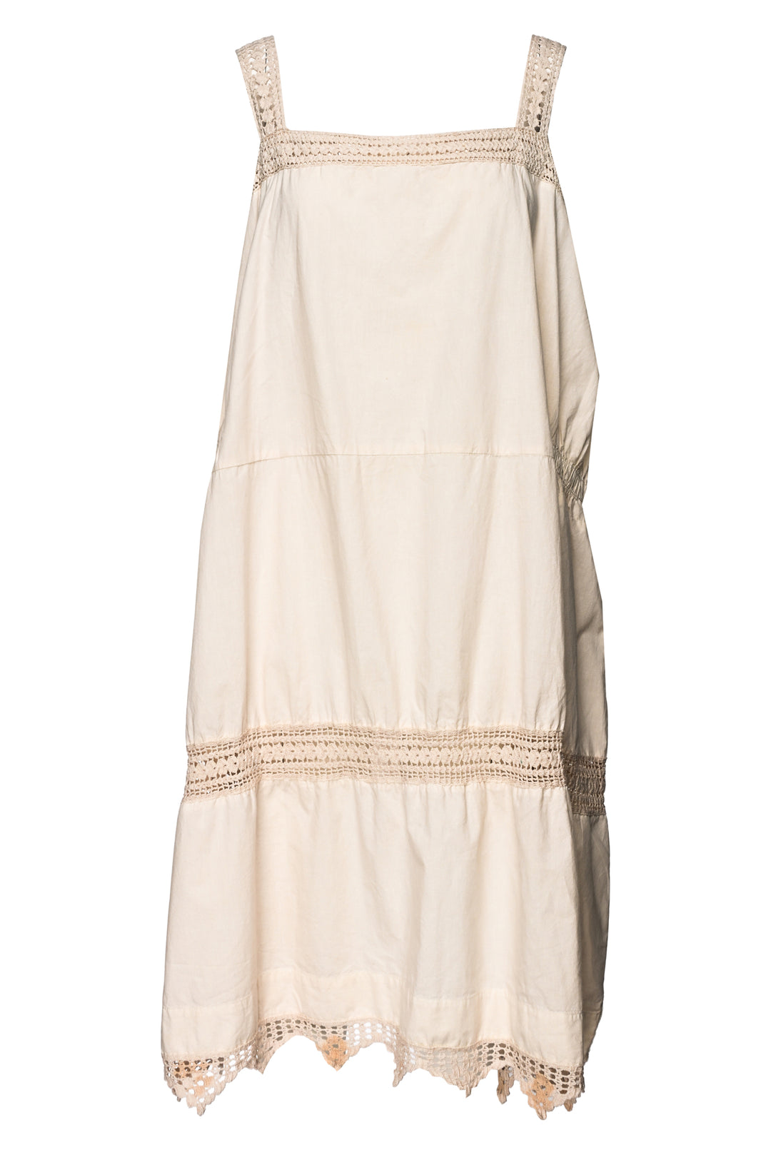 Magnolia Pearl Size OS Crochet Trim Midi Dress