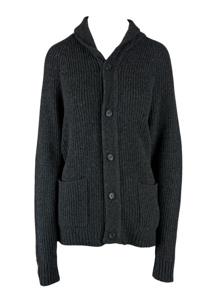 James Perse Size 2 Wool & Camel Hair Knit Cardigan