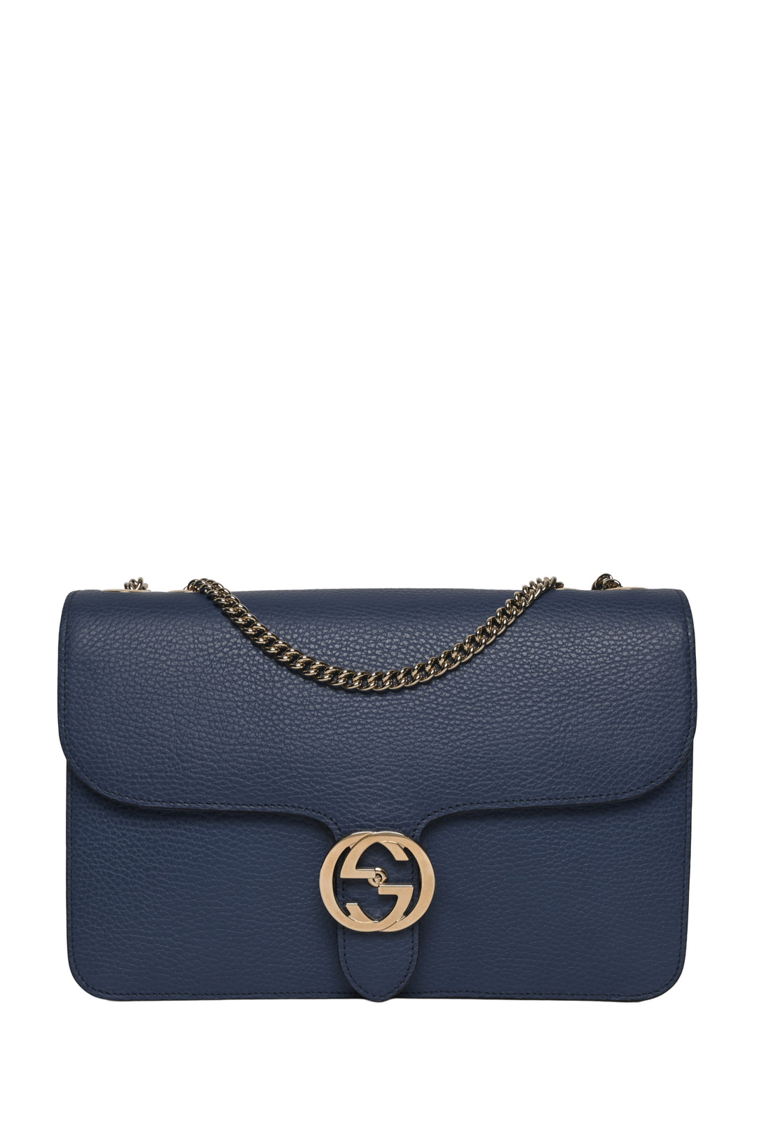 Gucci Gucci Dollar Calfskin Interlocking G Shoulder Bag