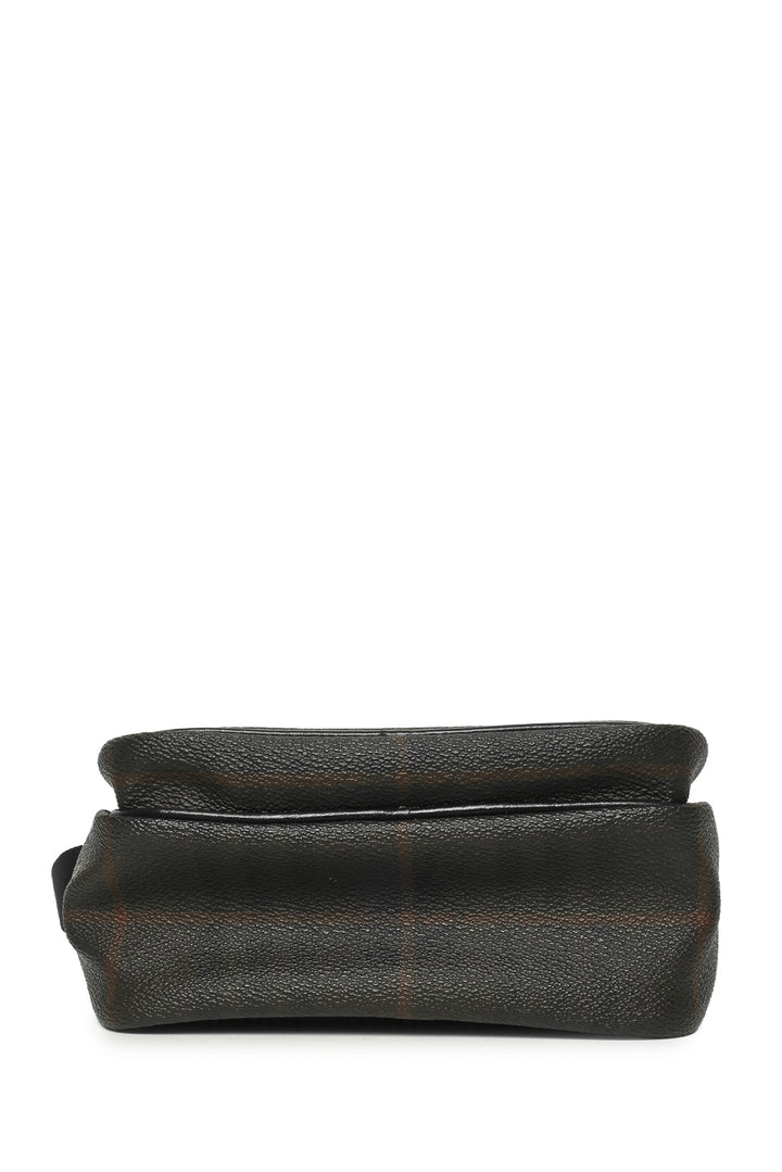 Burberry Coated Canvas Check Crossbody