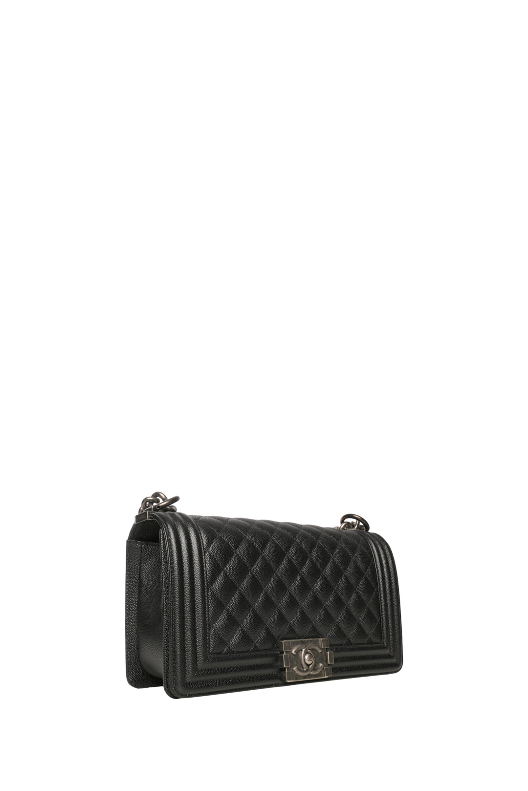 Chanel 2019 Caviar Quilted Medium Boy Bag