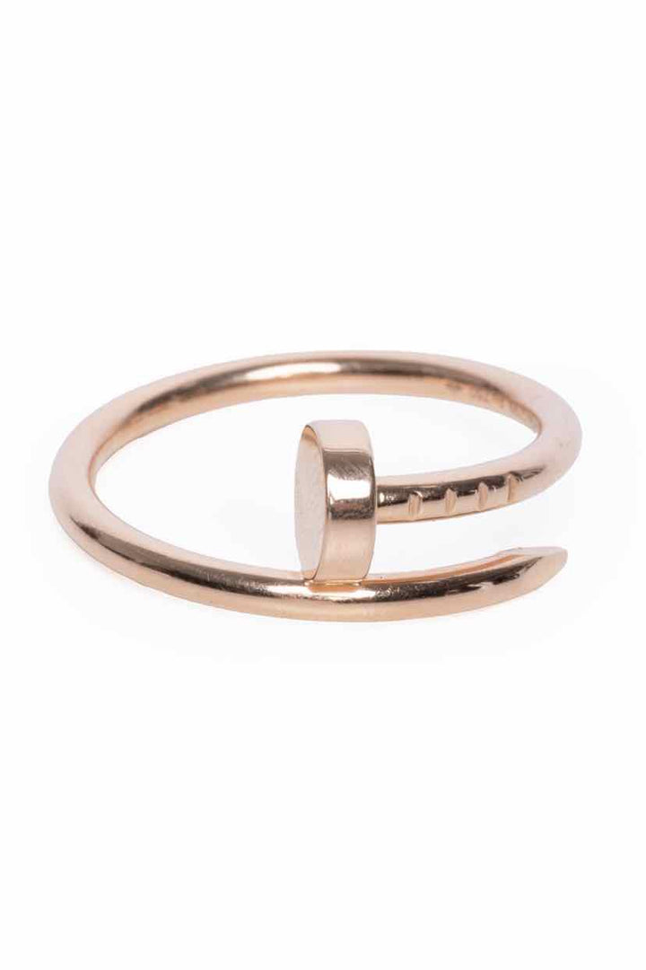 Cartier Size 6 18K Rose Gold Small Juste un Clou Ring