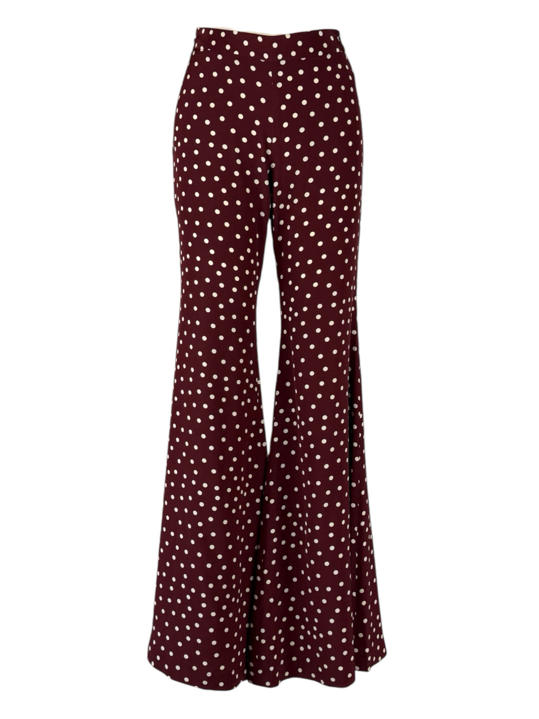 Francoise Paris Size 36 Zaoua Silk Polkadot Pants