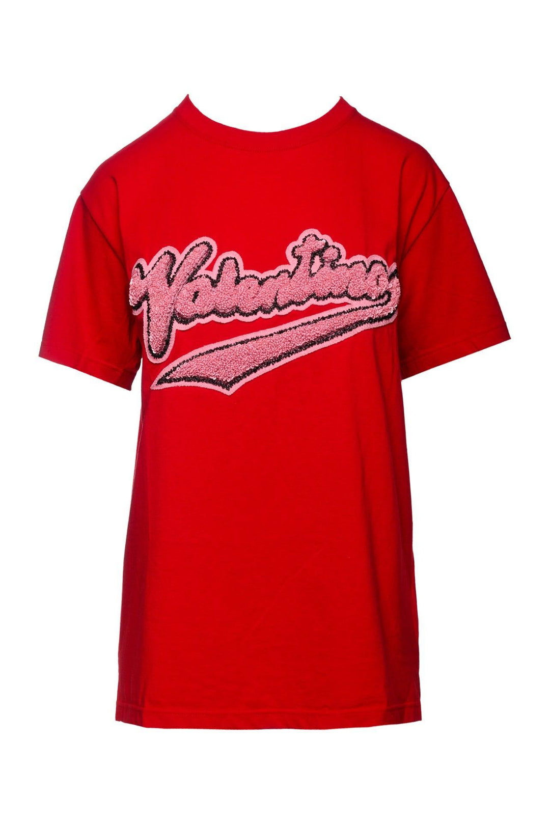 Valentino Size M Sequin Embellished Logo T-Shirt
