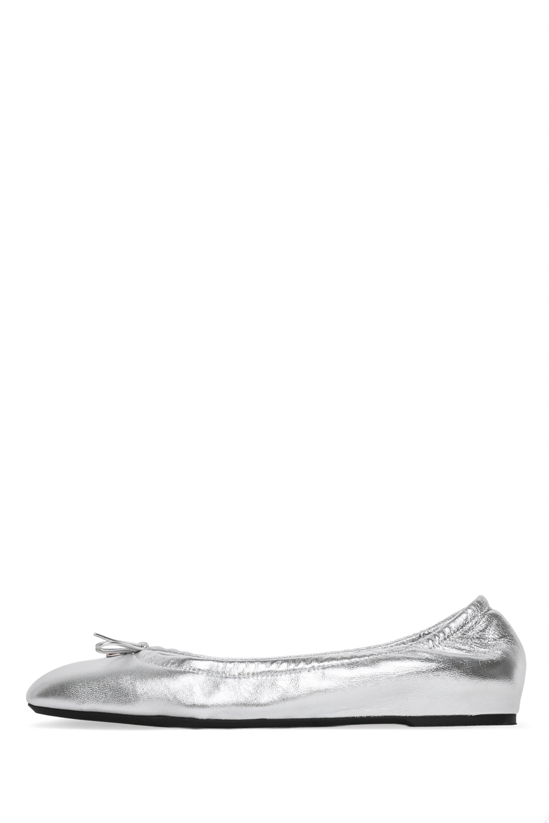 Valentino Size 39.5 VLogo Metallic Flats