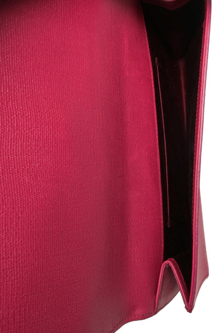 Saint Laurent Coated Canvas Y Ligne Clutch