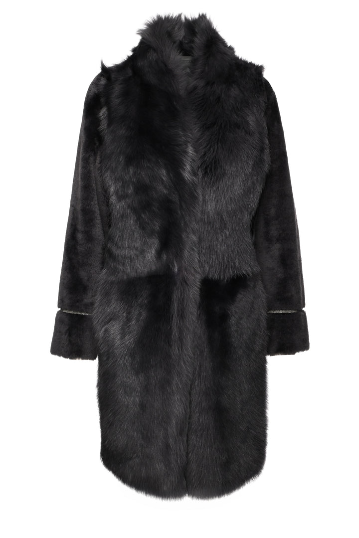 Rocco Ragni Size S Reversible Shearling Coat