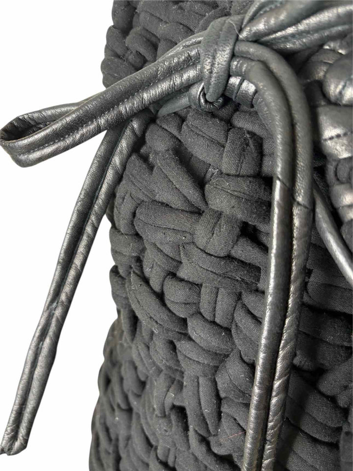 Monarc 1 Size OS Woven Knit Vest w/Leather Vest