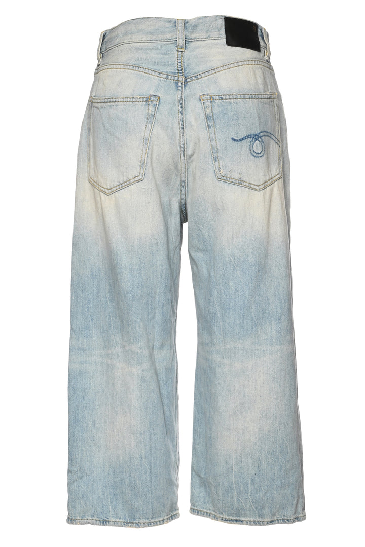 R13 Size 24 Crop Wide Leg Jeans