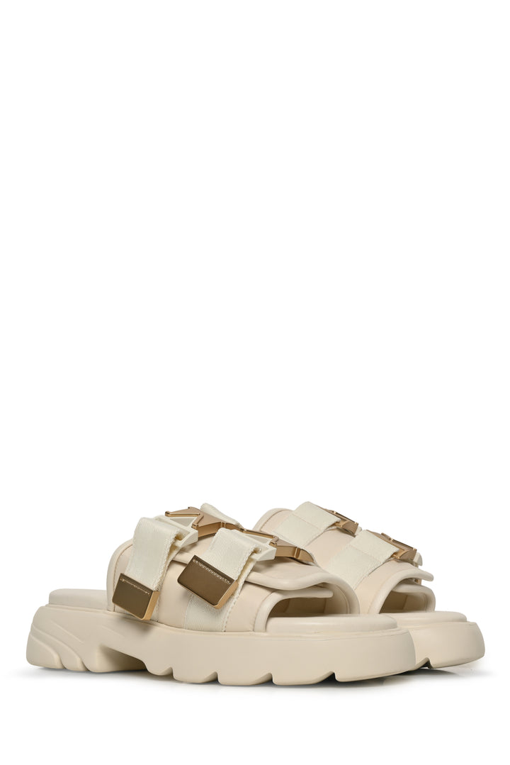 Bottega Veneta Size 39 Nylon Flash Slides
