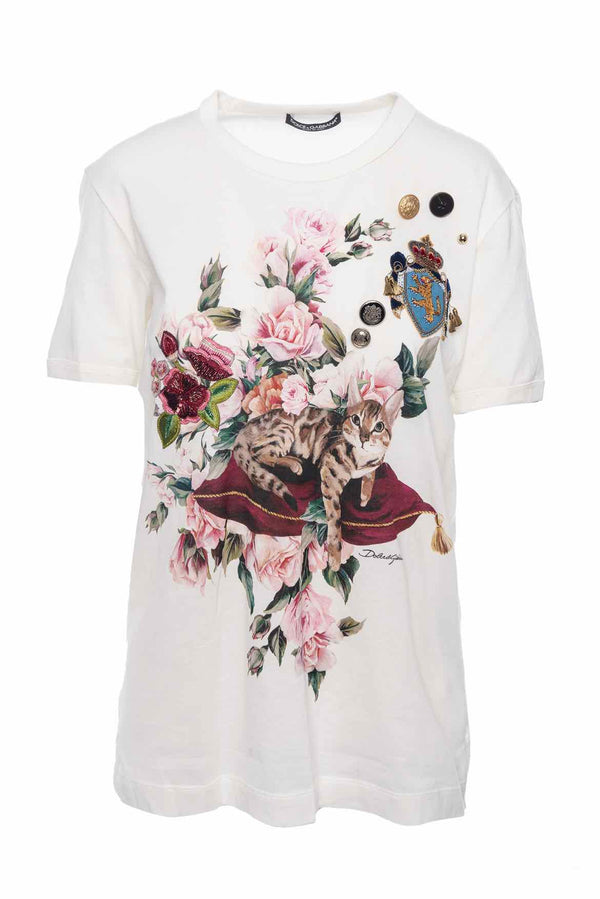 Dolce & Gabbana Size 44 Mimmo E Zambia T-Shirt