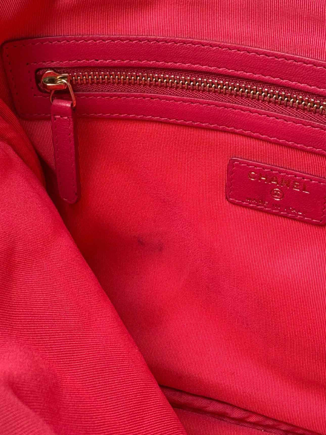 Chanel Quilted Lambskin O Case Clutch