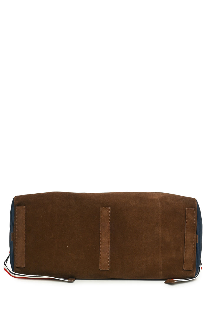 Thom Browne Soft Tech Nylon & Suede Duffle Bags