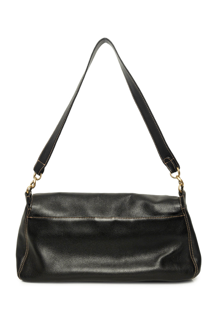 Chanel 2003-2004 Half Moon CC Shoulder Bag