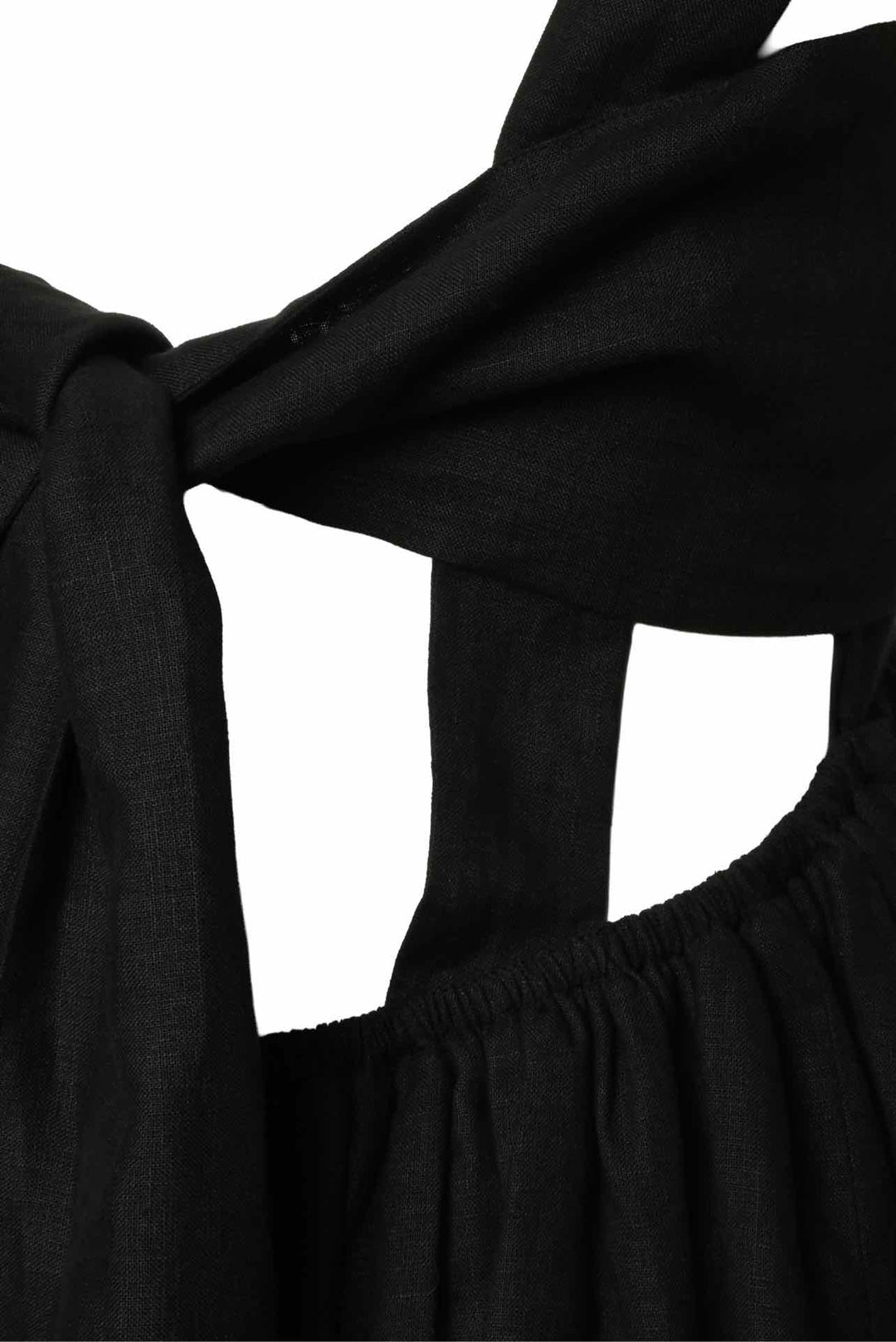 Chloe Size 8 Linen Tie-Back Maxi Dress