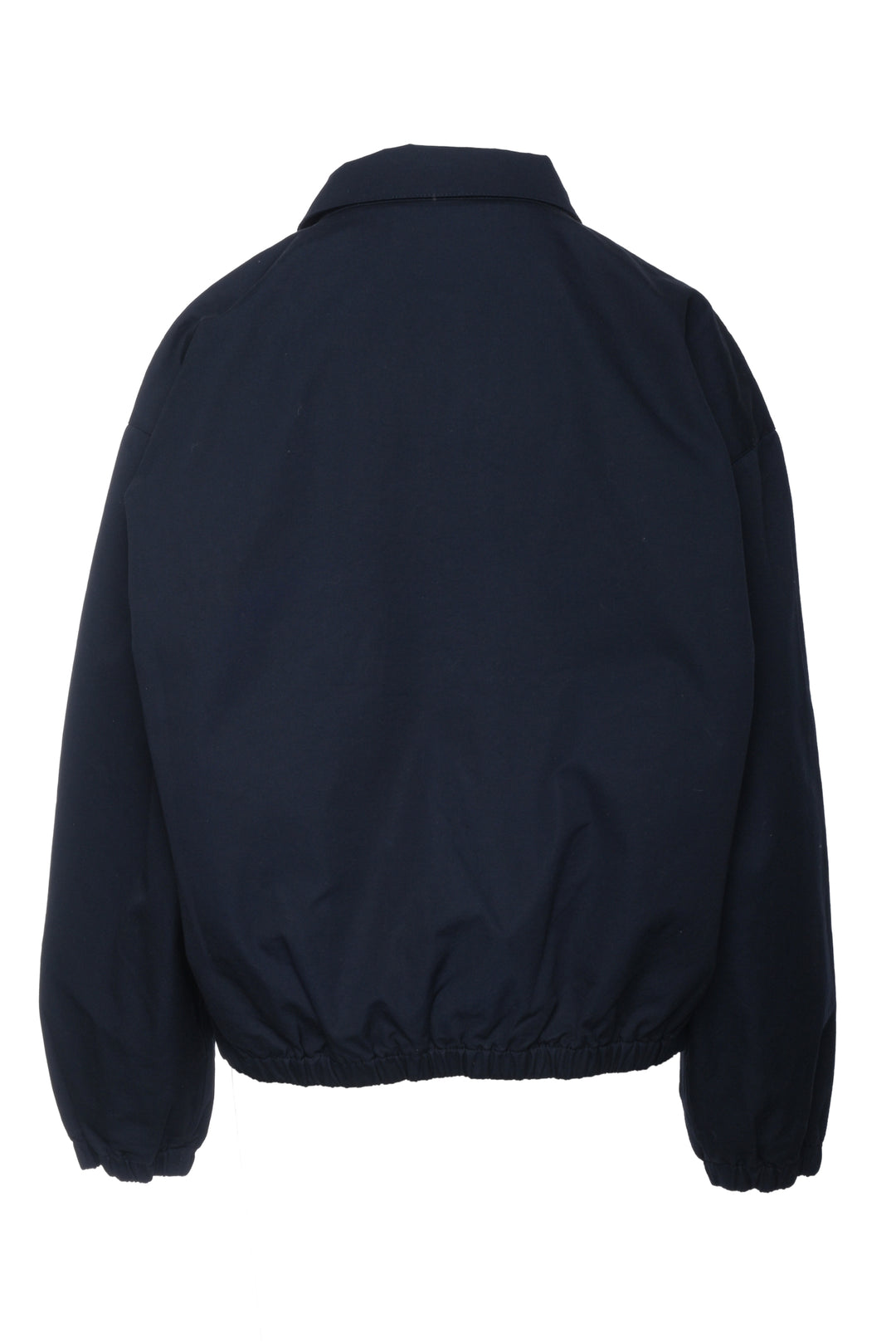 Prada Size 42 Men's 2025 Logo Embroidered Cotton Zip Jacket