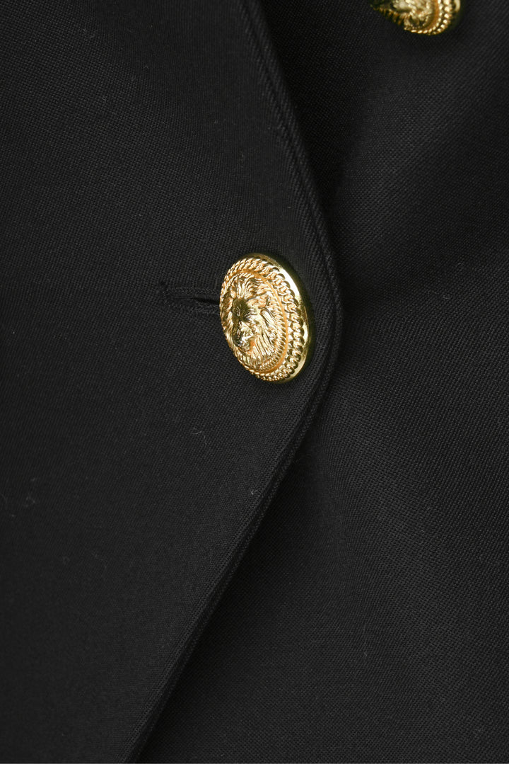 Balmain Size 36 Double Breasted Wool Blazer