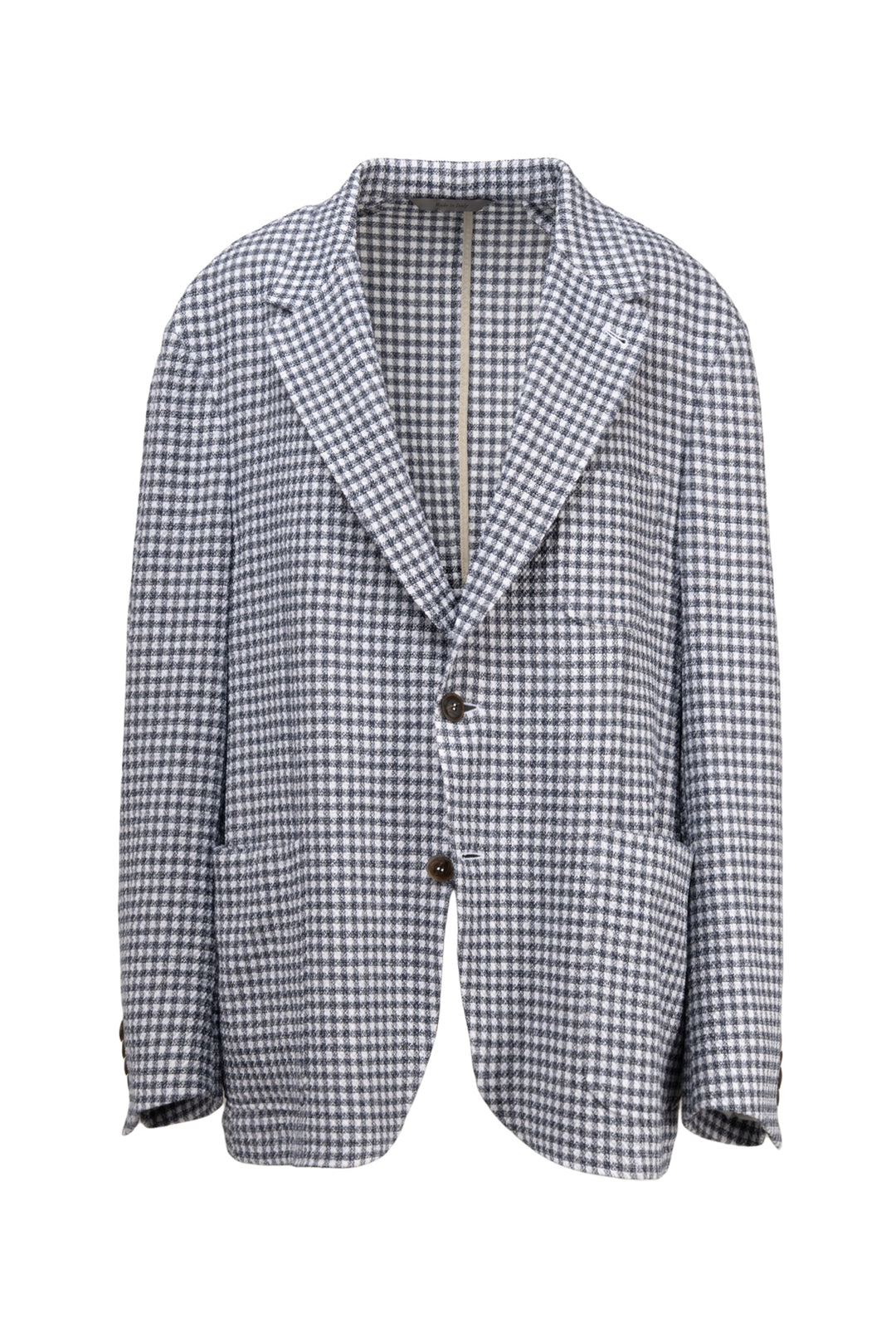 Canali Size 42 Men's Linen & Cotton Blend Single Breasted Blazer