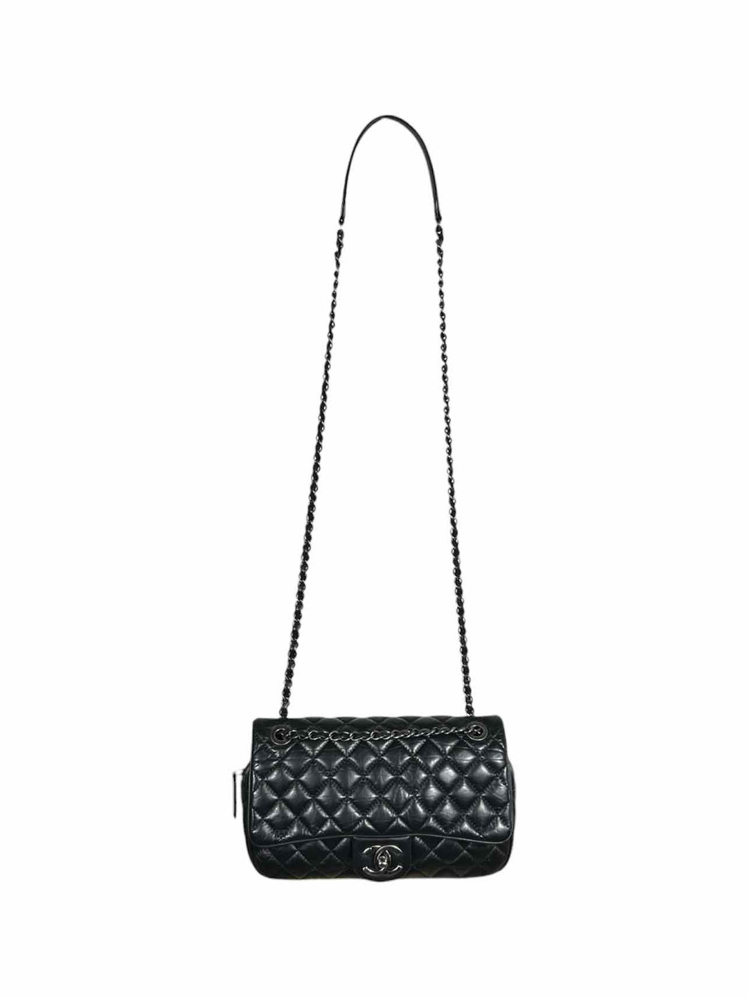 Chanel Aged Calfskin Leather Small Easy Flap Bag