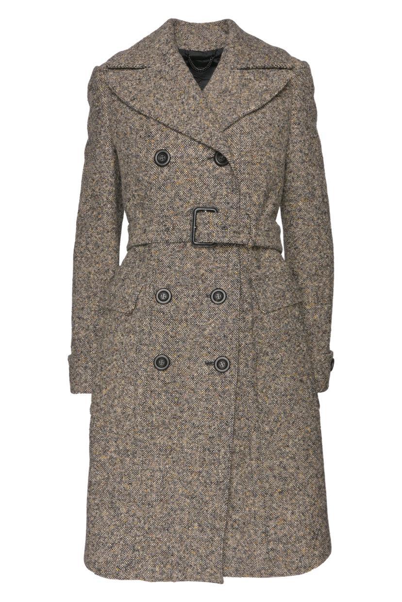 Burberry Prorsum Size 42 Double Breasted Wool-Blend Coat