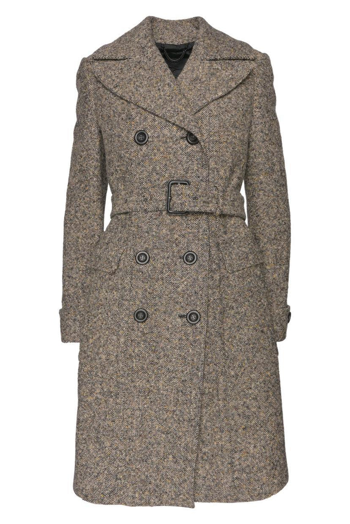 Burberry Prorsum Size 42 Double Breasted Wool-Blend Coat