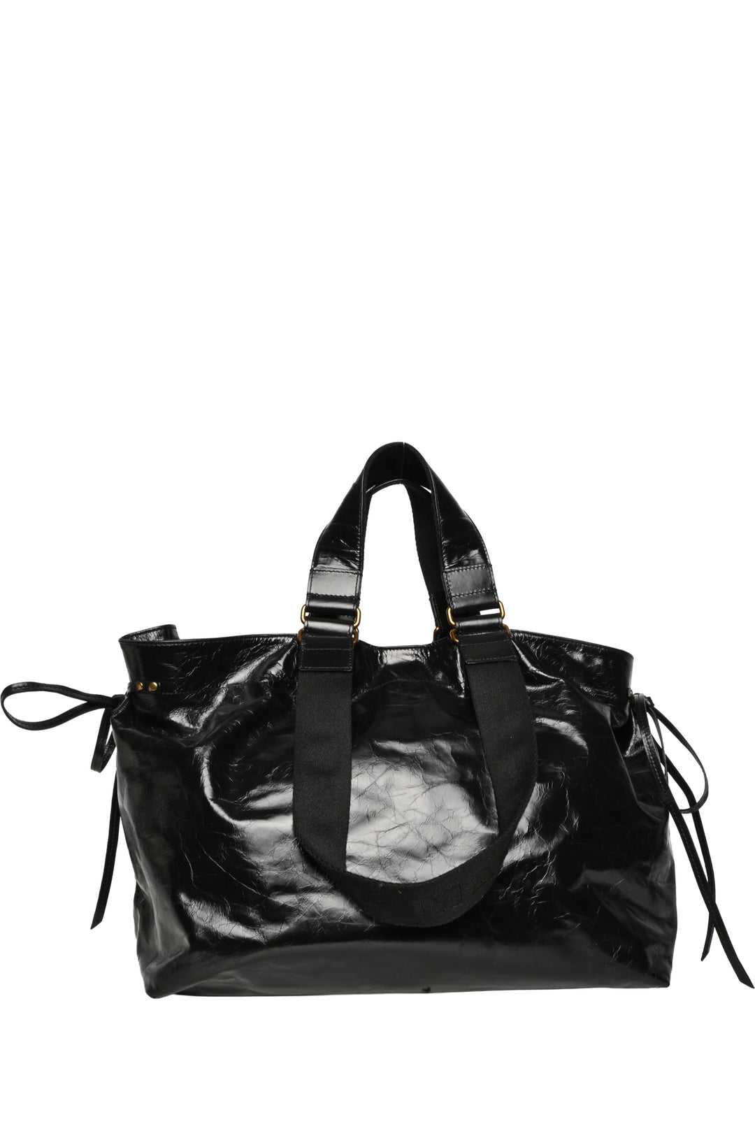 Isabel Marant Crinkled Leather Wardy Tote