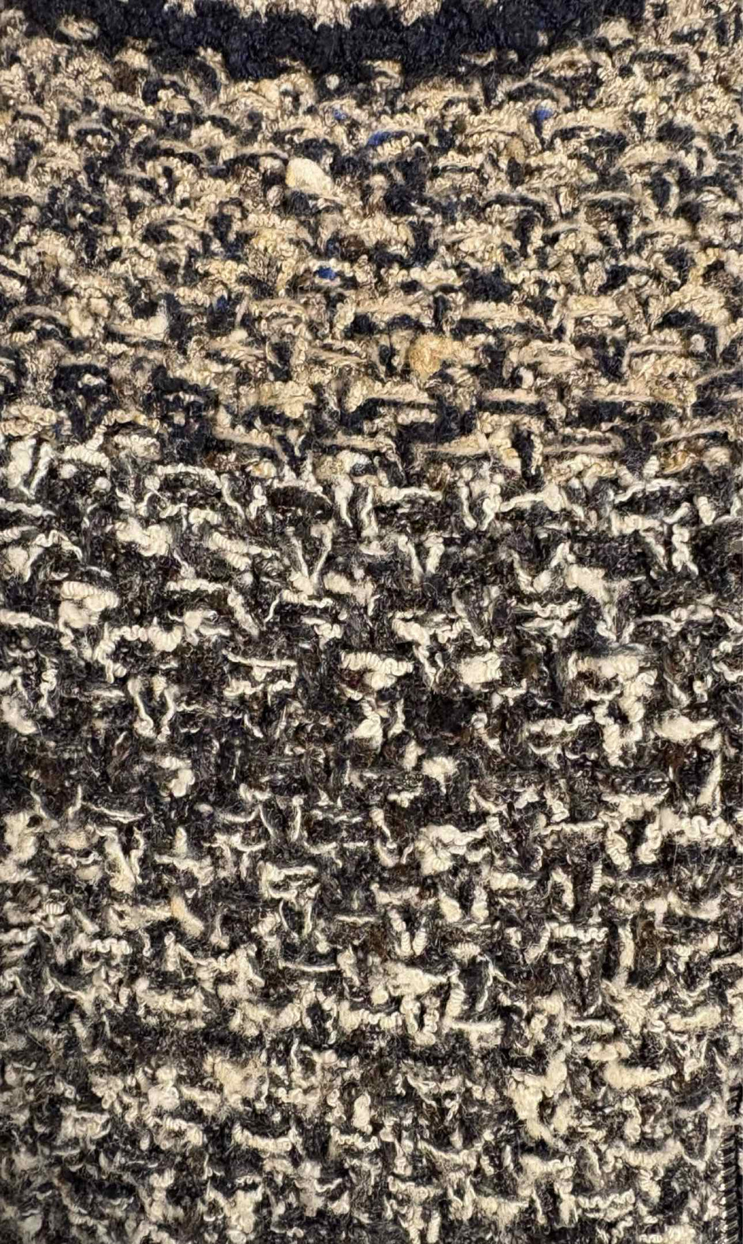 Chanel Size 38 Silk Blend  Knit Asymmetrical Zipper Cardigan