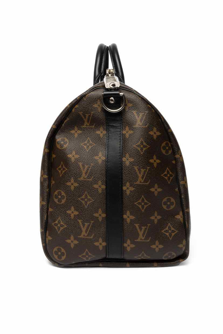 Louis Vuitton Monogram Keepall 45 Bandouliere Duffle Bag