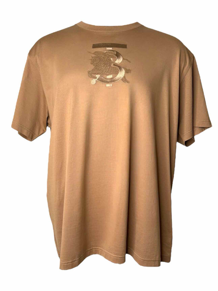 Burberry  London Embroidered Logo Size L Men's T-shirt