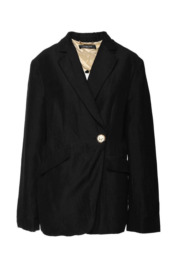 Versace Size 16 Linen Blazer