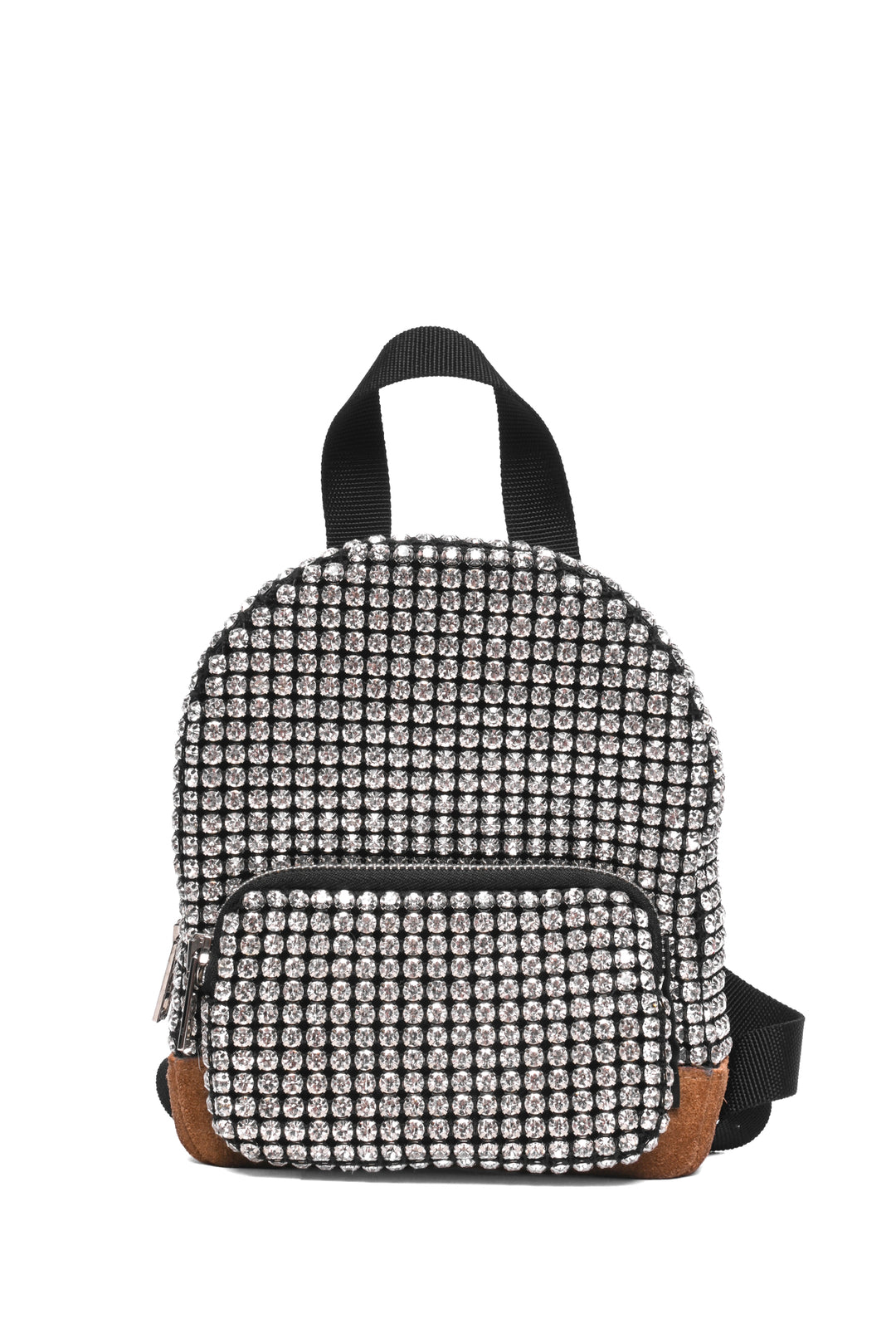 Alexander Wang Mini Cruiser Crystal Embellished Mini Cruiser Backpack Crossbody