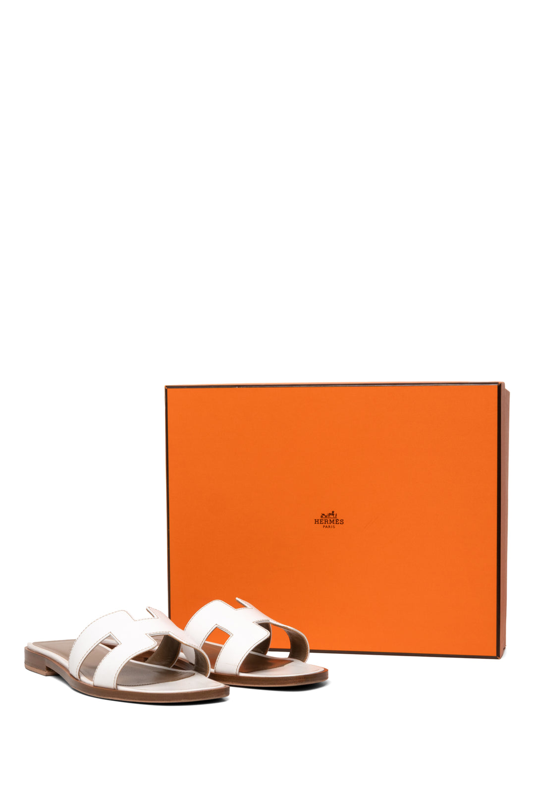 Hermes Size 35 Oran Sandals