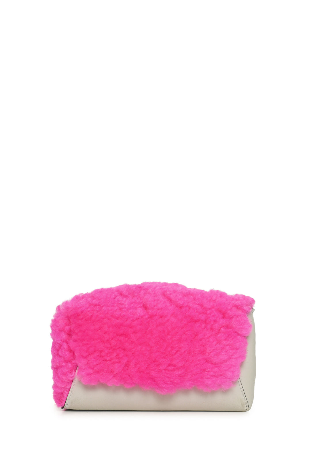 Marni Shearling Panelled Leather Museo Soft Mini Tote