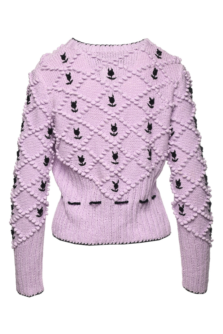 Michaela Buerger Size M Karla Floral Embroidered Cardigan