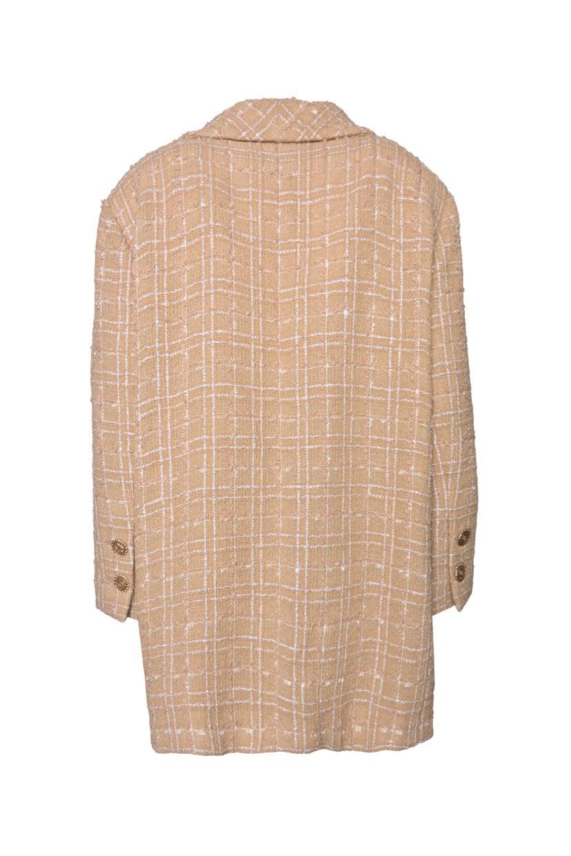 Chanel Size 48 2019 Iridescent Tweed Blazer