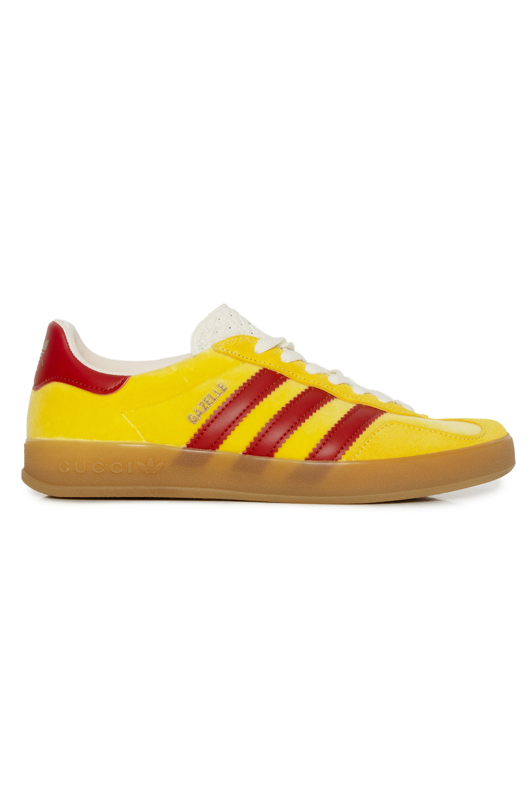 Adidas x Gucci Size 6 'Yellow Velvet' Gazelle Sneaker