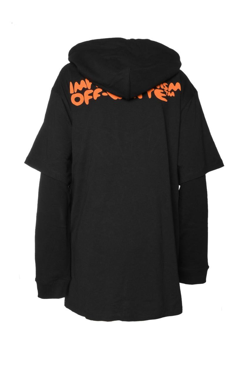 OFF-WHITE Size XL Men's Bubble Font T-shirt Hoodie