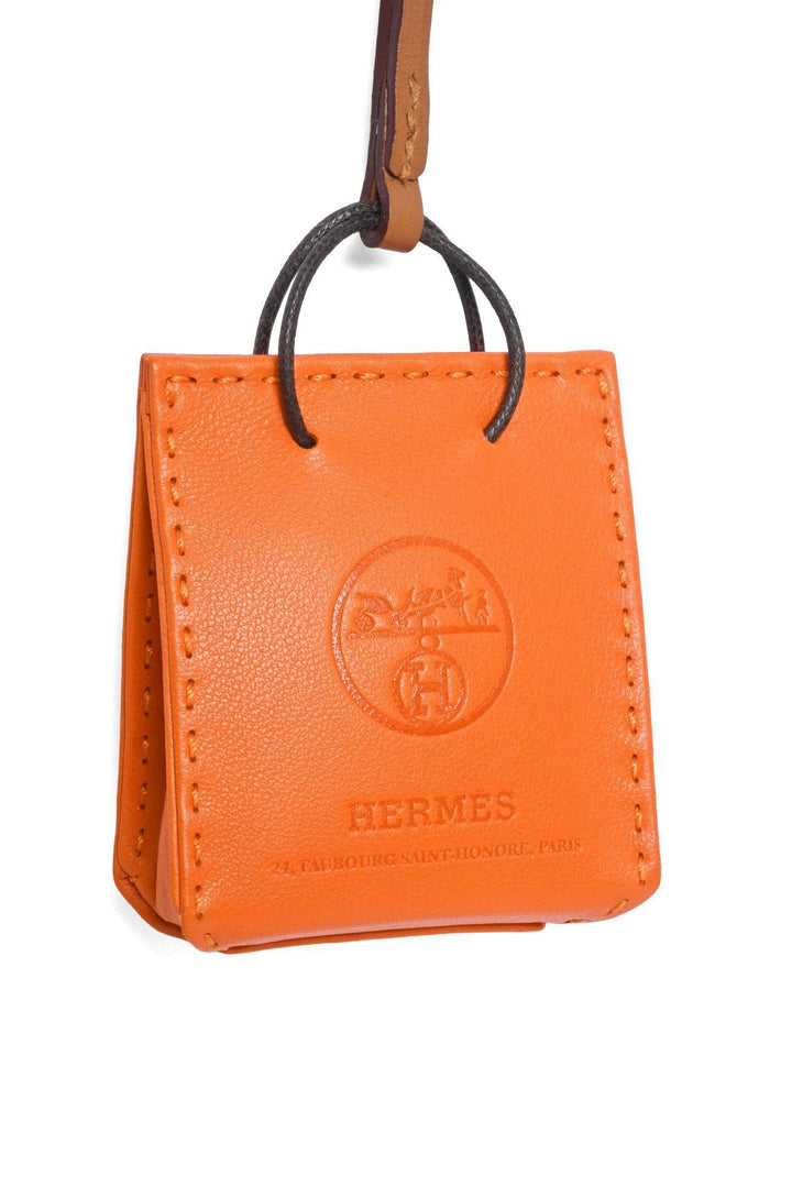 Hermes 2020 Milo Lambskin Shopping Bag Charm