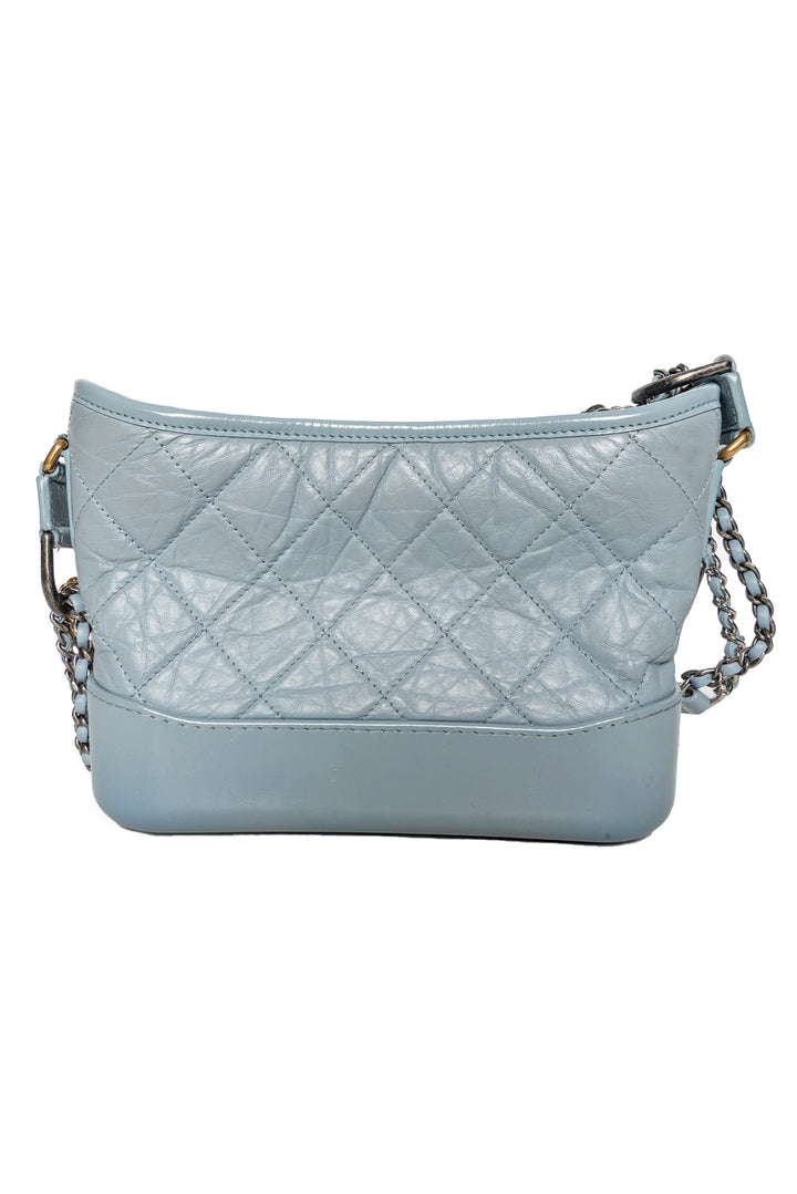 Chanel 2019 Aged Calfskin Small Gabrielle Hobo Bag