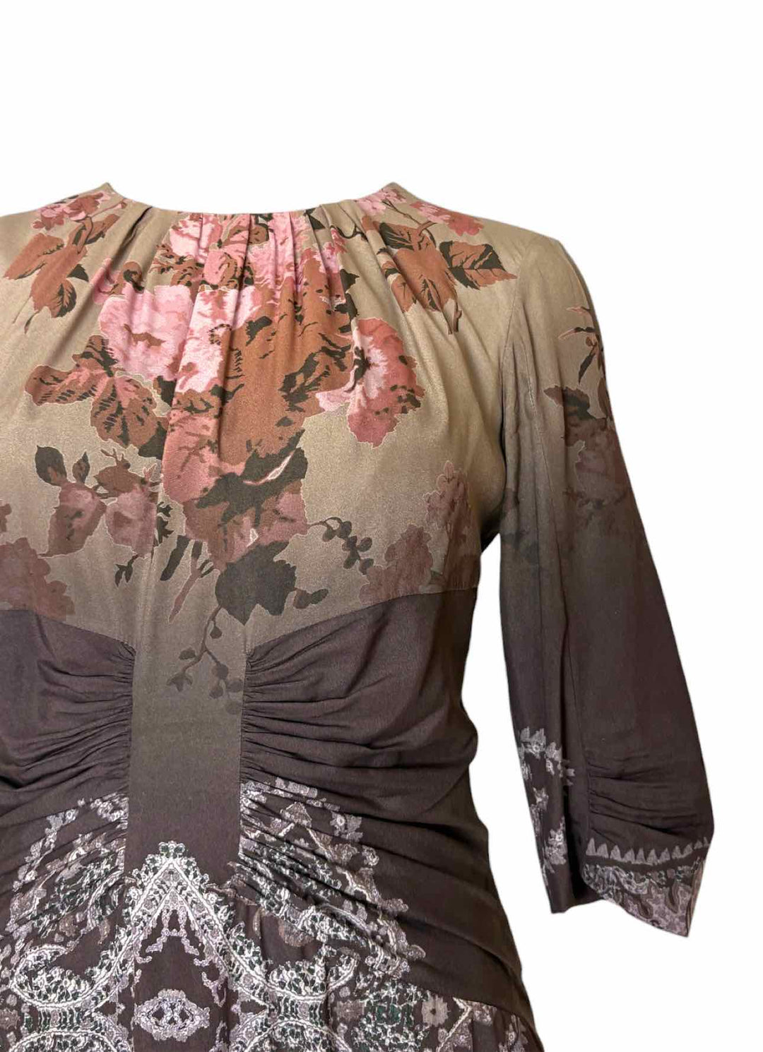 Etro Size 44 Silk Pattern Dress