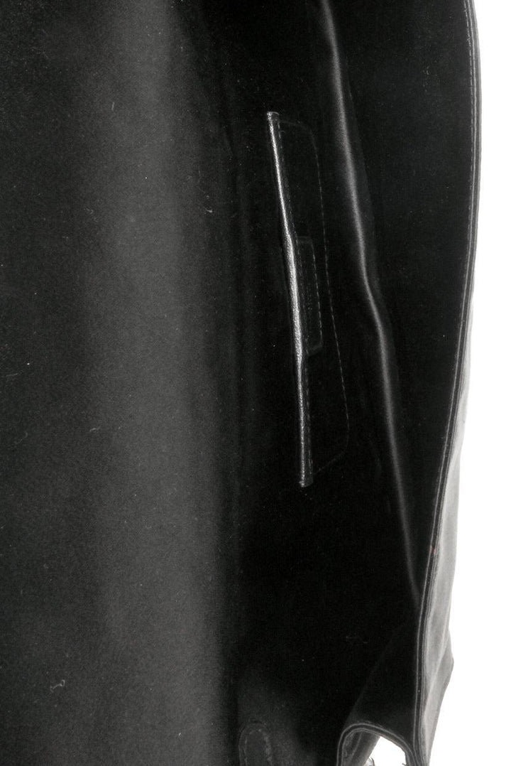 Dior Cannage Quilted Satin Chain Pochette Clutch