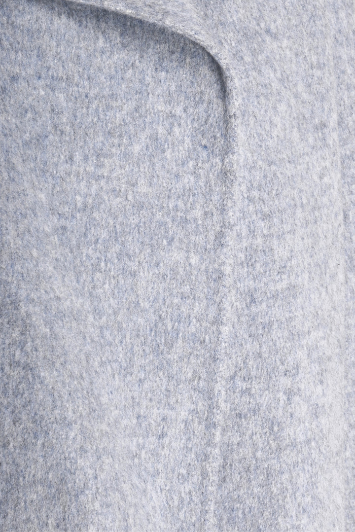 Theory Size P Overlay Wool & Cashmere Open Front Jacket