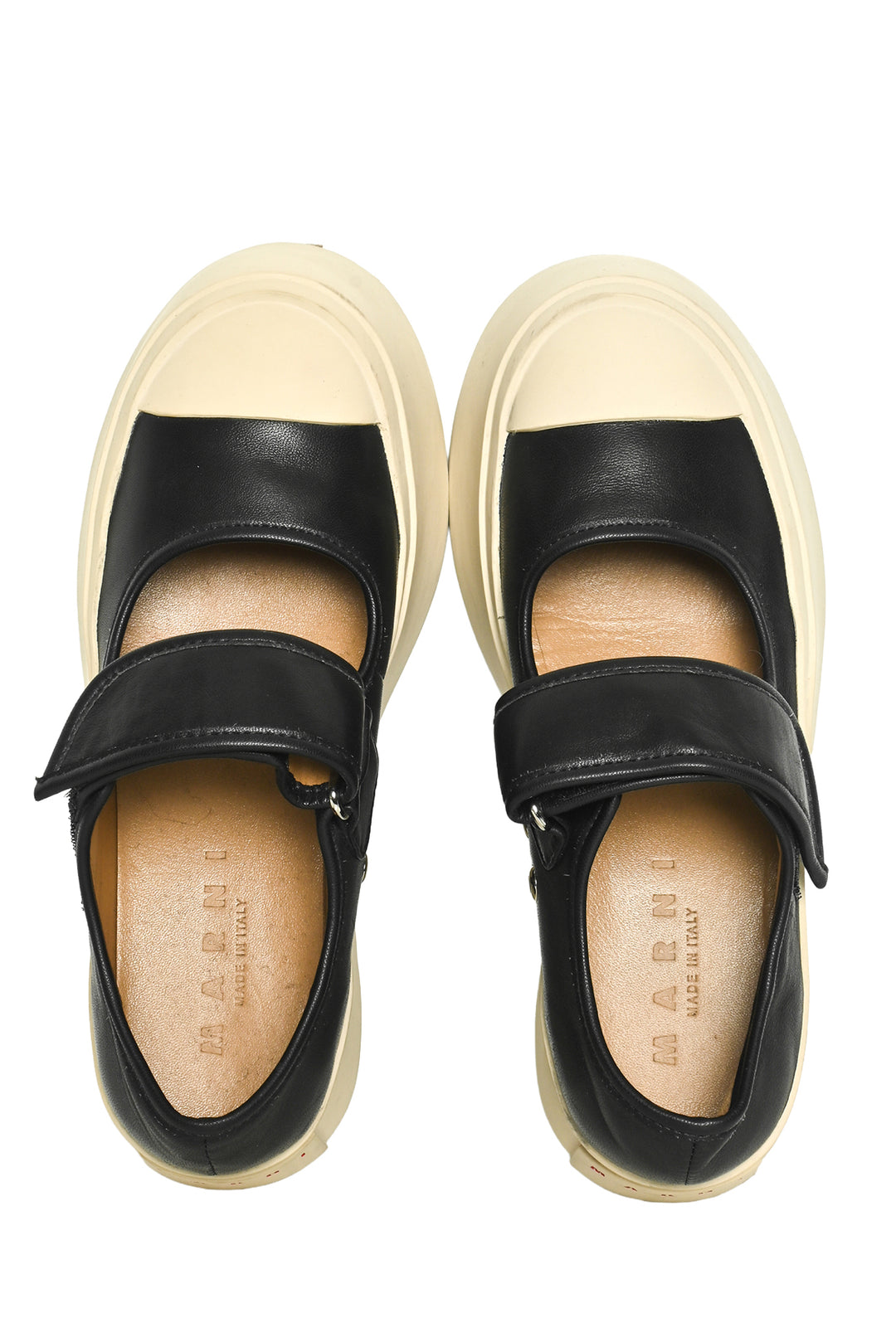 Marni Leather Mary Jane Flats