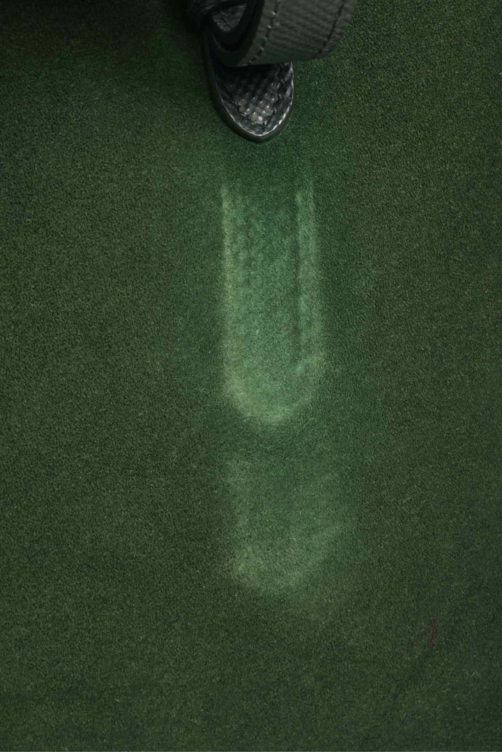 Prada Saffiano-Trimmed Scamosciato Double Tote