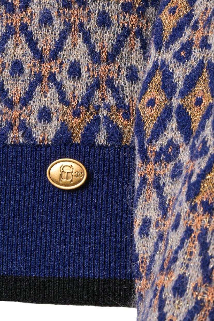 Chanel Size 36 Glitter Knit Sweater