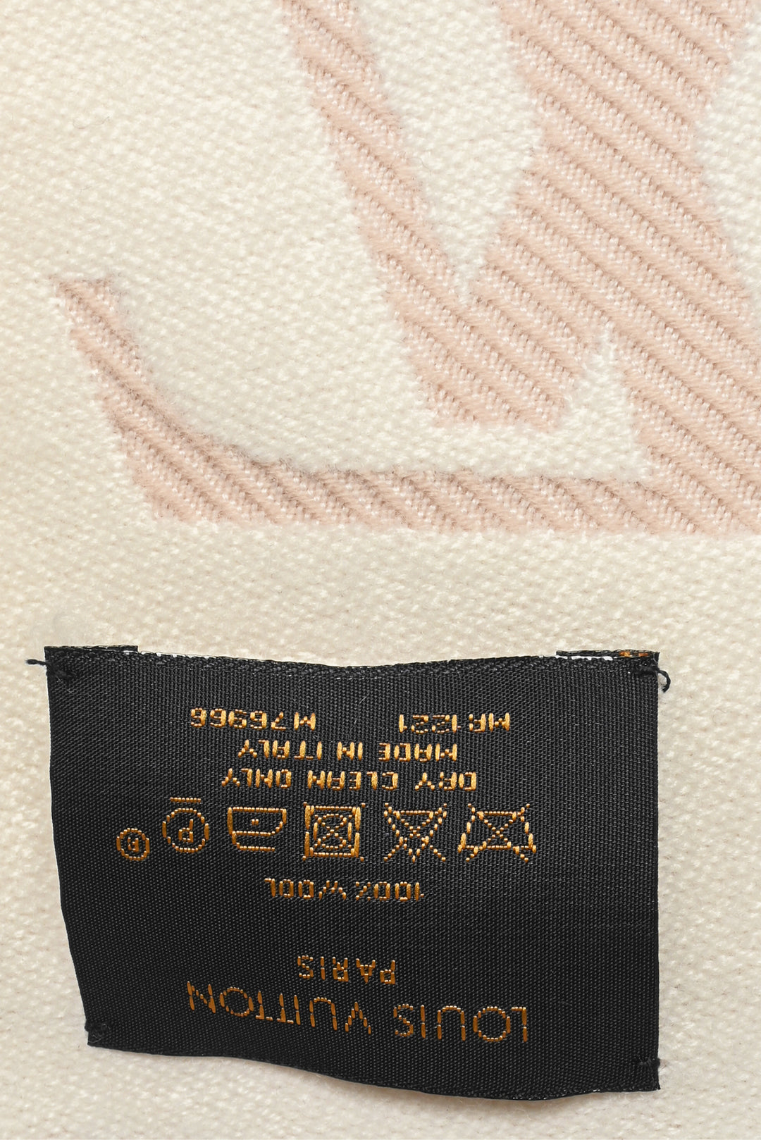 Louis Vuitton Monogram Simply LV Wool Scarf