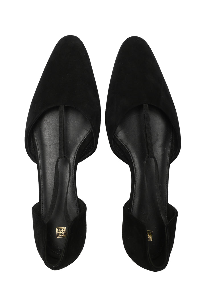 Toteme Size 39 T-Strap Suede Flats