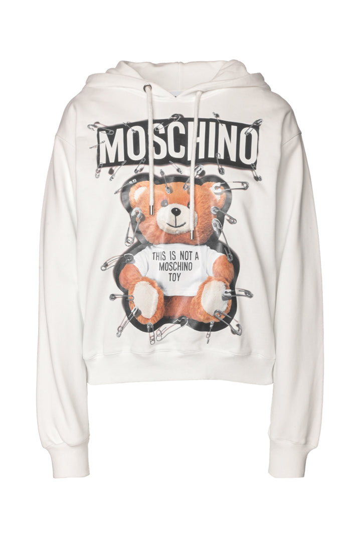 Moschino Size 6 Teddy Safety Pin Sweatshirt
