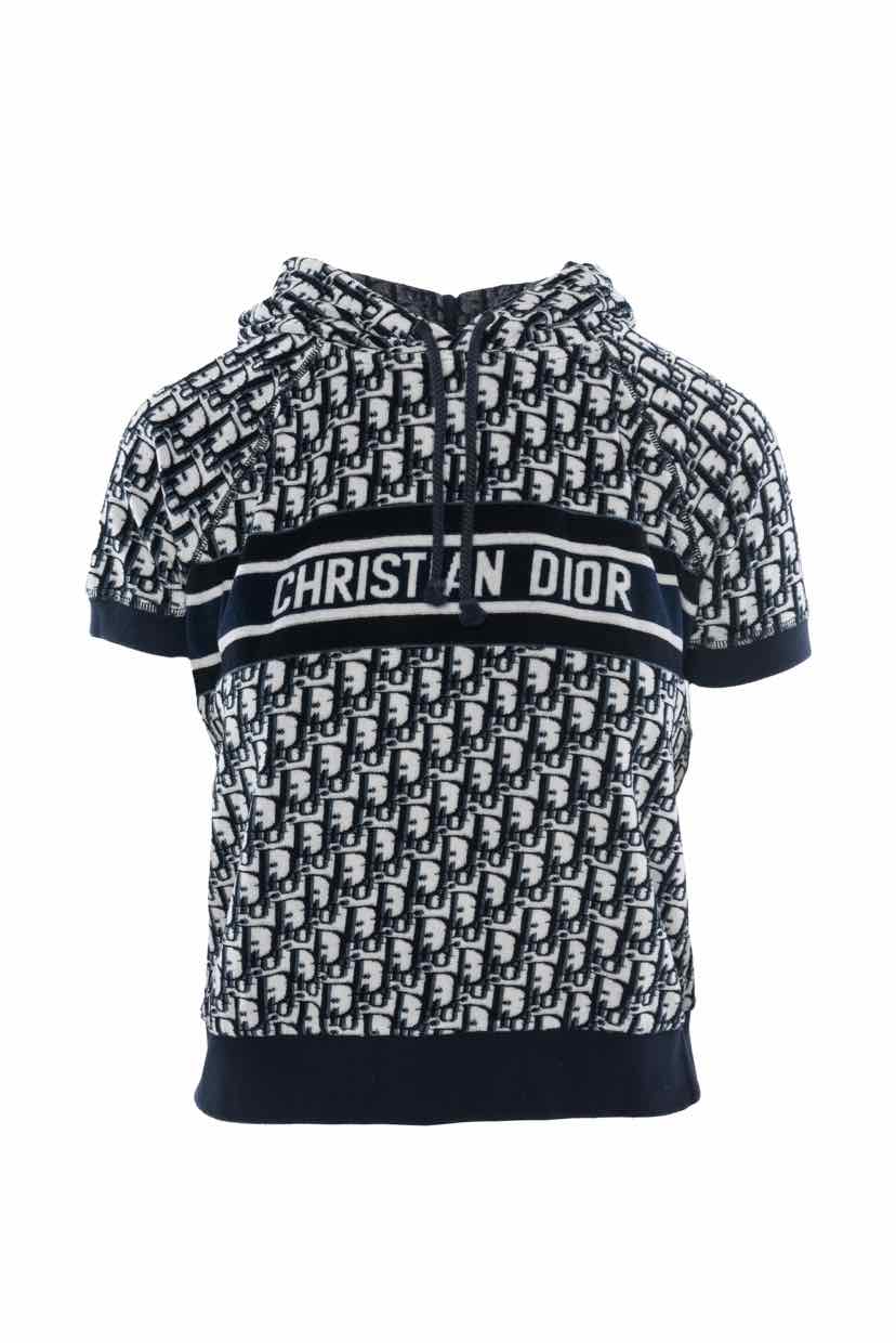 Christian Dior Size XS Logo Printed Hoodie T-shirt