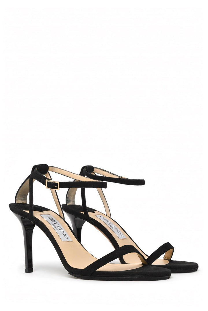 Jimmy Choo Size 39 Minny Suede Sandals